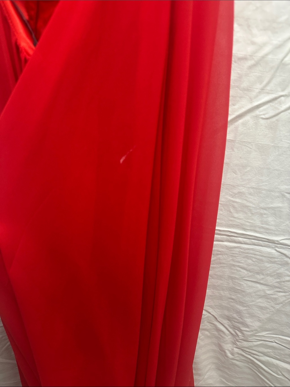Faviana Red Spaghetti-Strap Maxi Dress - Picture 8 of 10